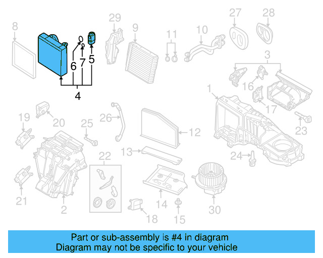 Evaporator Core 1K1-820-103-E - View 50