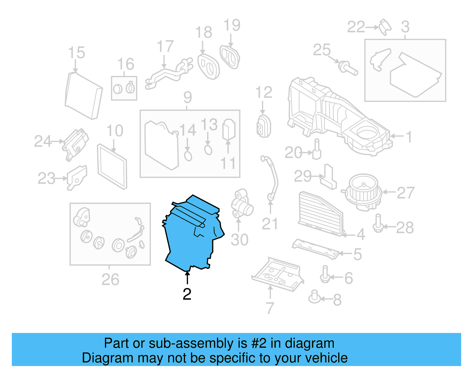 Instrument Panel Air Duct 1K1-820-353-C - View 18