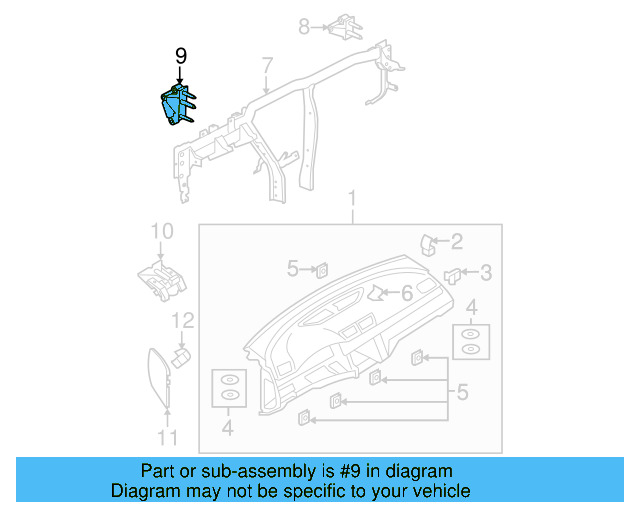 Bracket 1K1-857-021-D - View 18