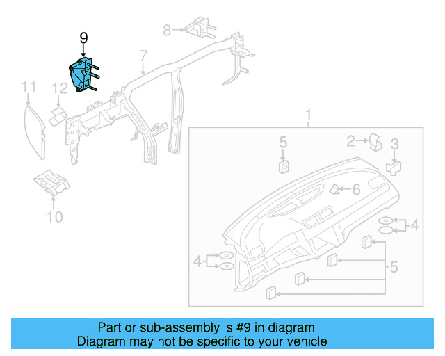Bracket 1K1-857-021-D - View 20