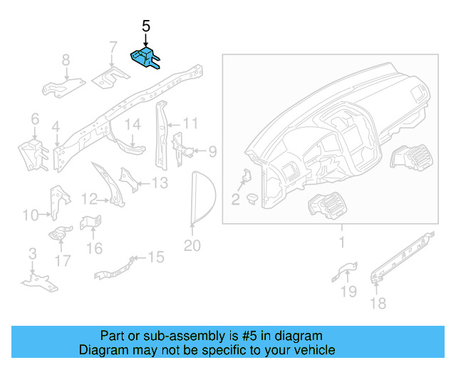 Bracket 1K1-857-022-D - View 58