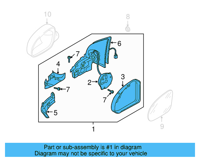 Housing Assembly 1K1-857-508-CS-9B9 - View 4