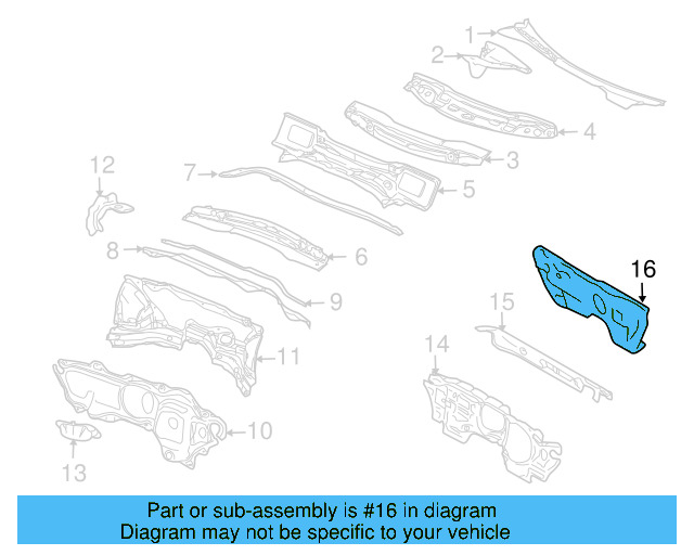 Sound Absorber 1K1-863-247-S - View 15
