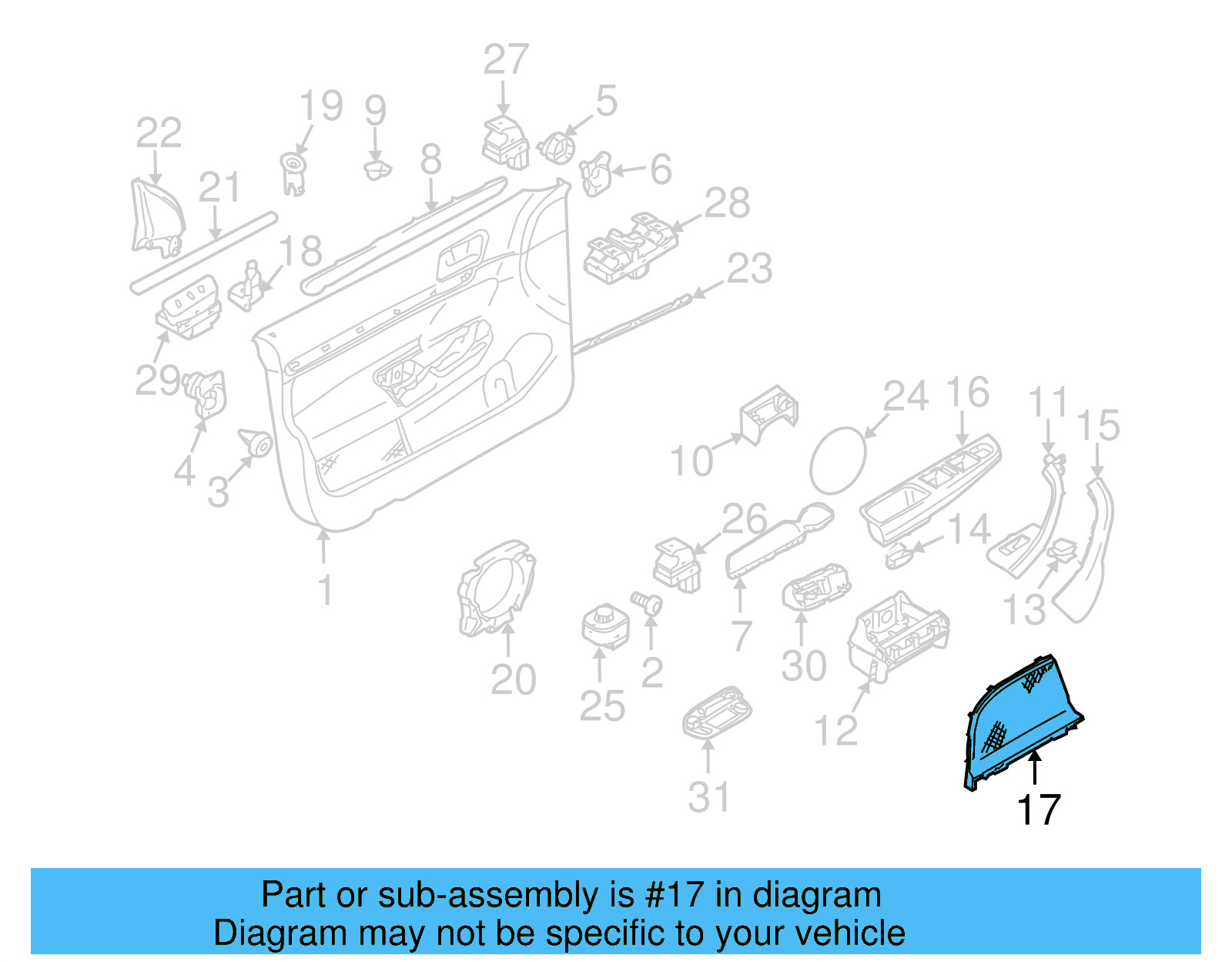 Speaker Grille 1K1-868-157-71N - View 6