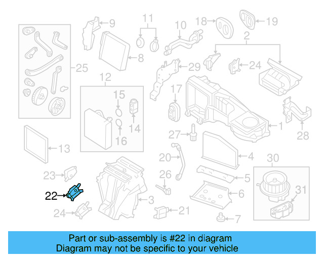 Adjust Motor 3C1-907-511-F - View 22
