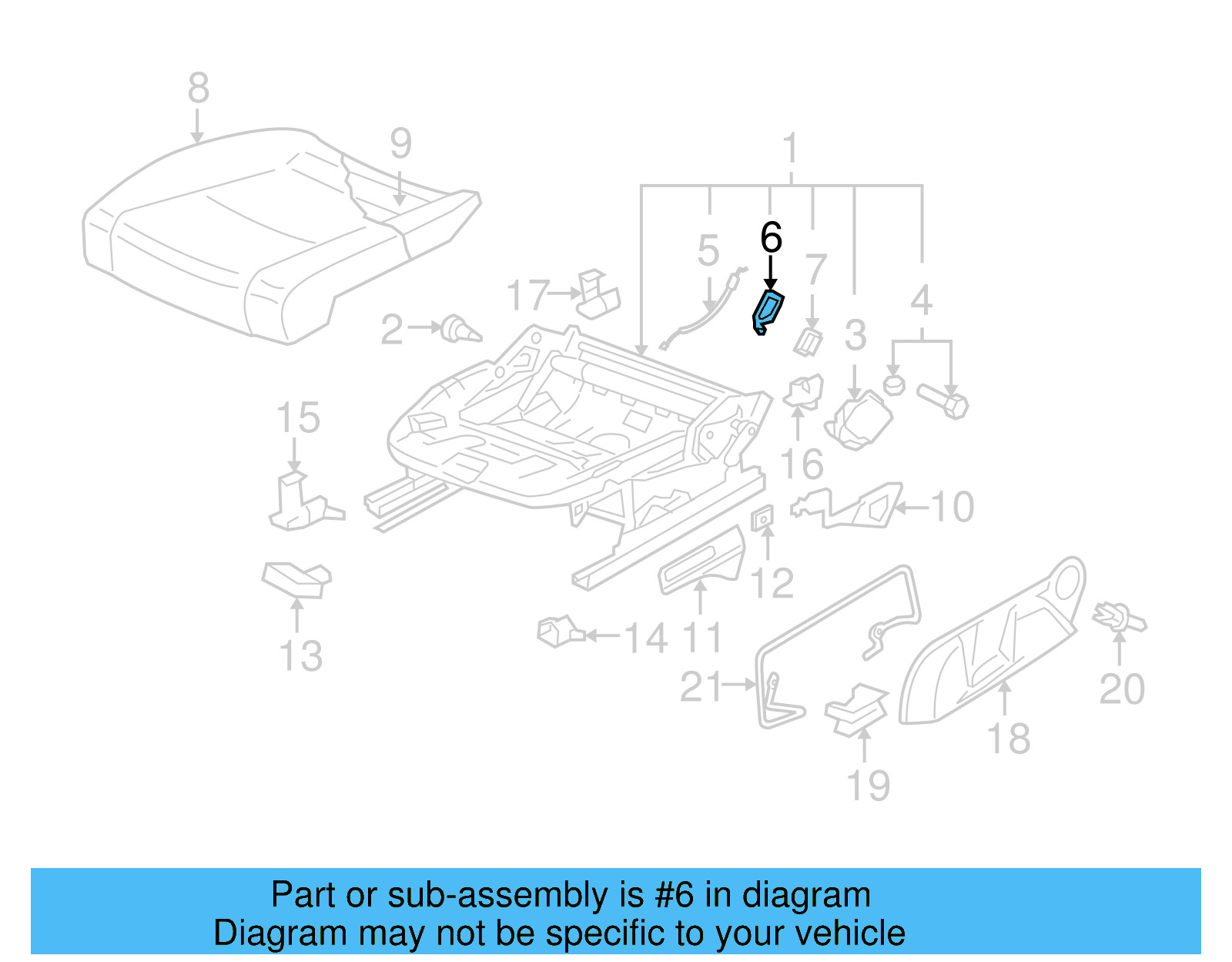 Cable Holder 1K3-881-132-C - View 9