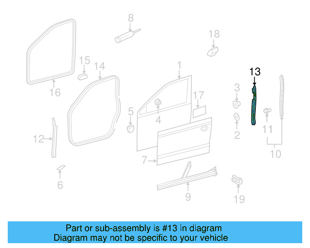 Rear Retainer 1K4-831-299-G - View 3