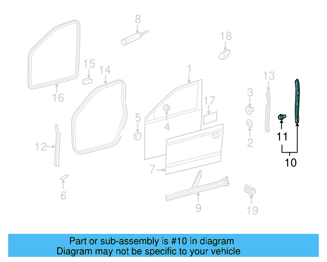 Rear Weather 1K4-837-381-D-5AP - View 2