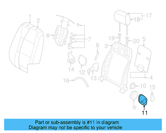 Hinge Cover 1K4-881-478-F-7G8 - View 8