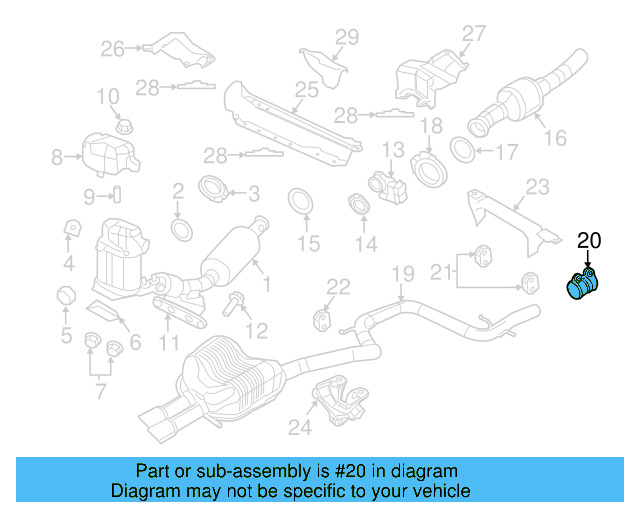 Catalytic Converter Clamp 1K0-253-725-B - View 40