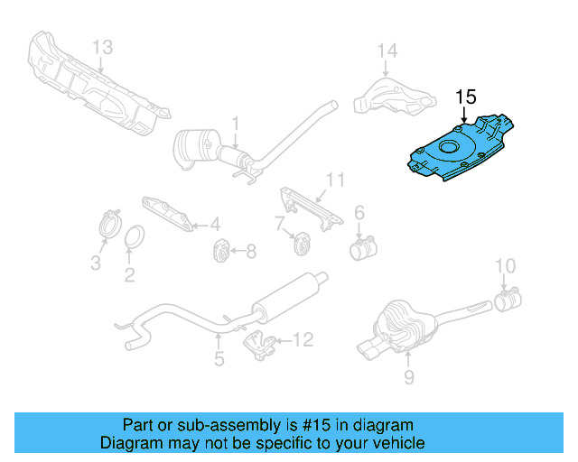Heat Shield 1K5-825-701-B - View 25