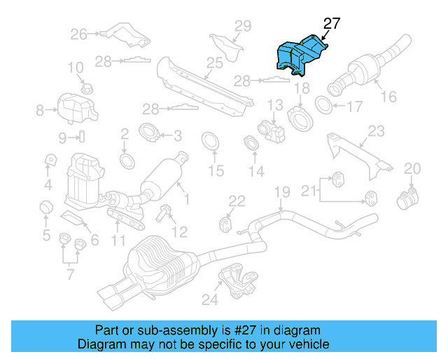Heat Shield 1K5-825-701-B - View 50