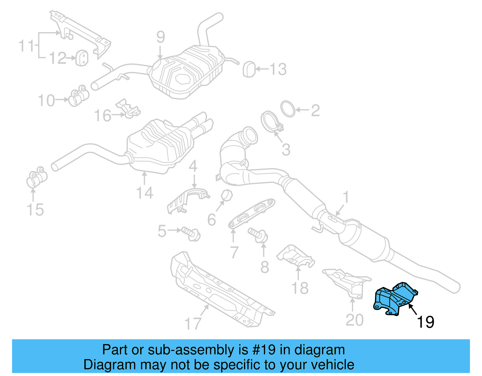 Heat Shield 1K5-825-701-B - View 57