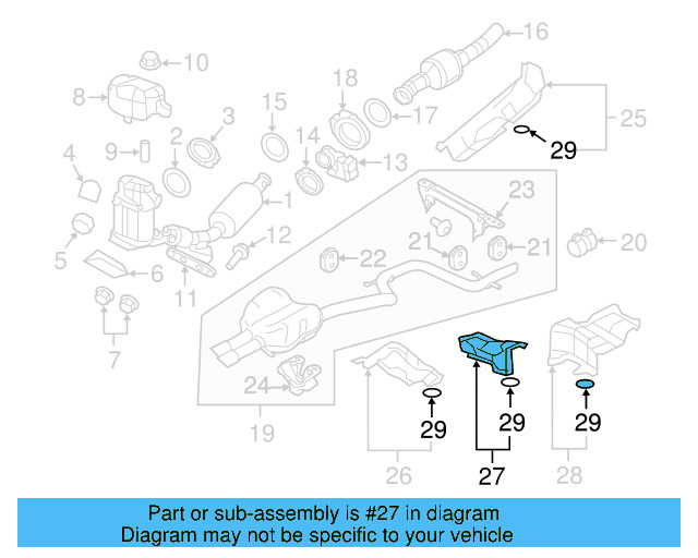 Heat Shield 1K5-825-721-C - View 17