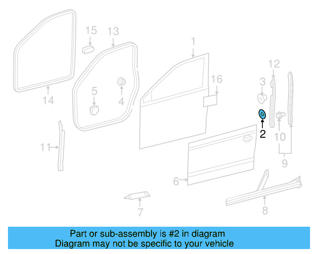 Door Shell Hole Cover 8Z0-837-111 - View 12