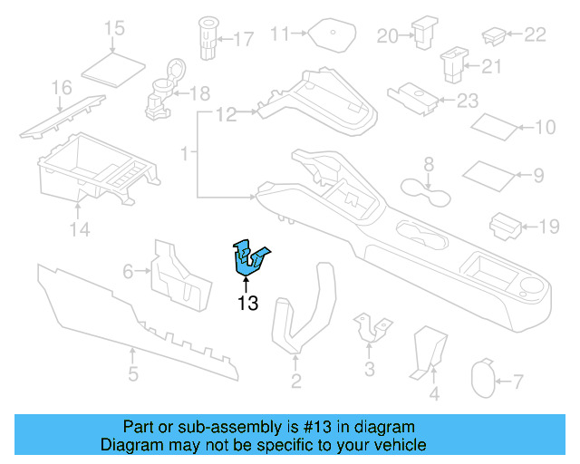 Side Cover Clip 1K0-867-388-A - View 65