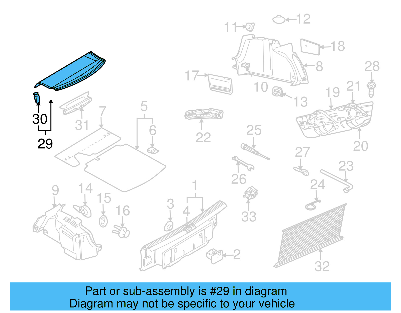 Package Tray 1K5-863-413-P-51U - View 3