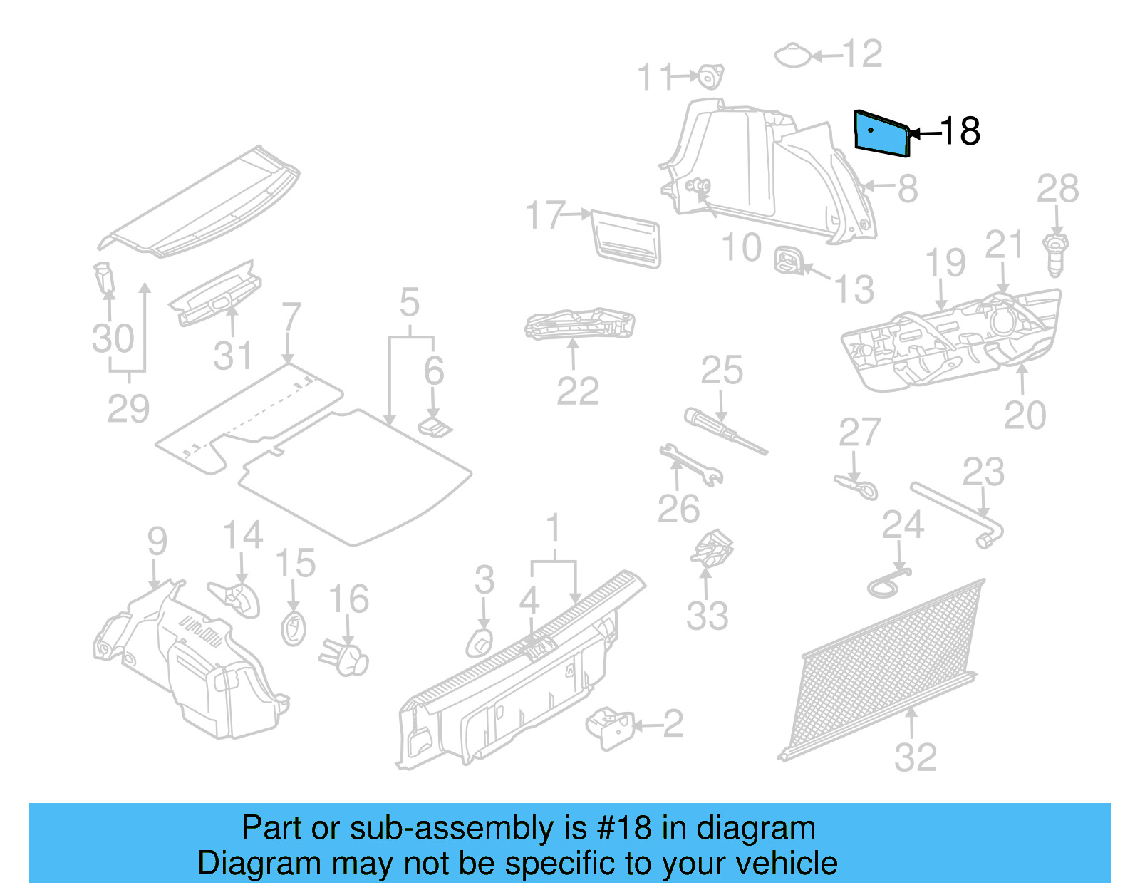 Sound Absorber 1K5-867-843-A - View 13