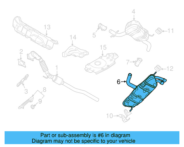 Muffler 1K6-253-609-BG - View 3