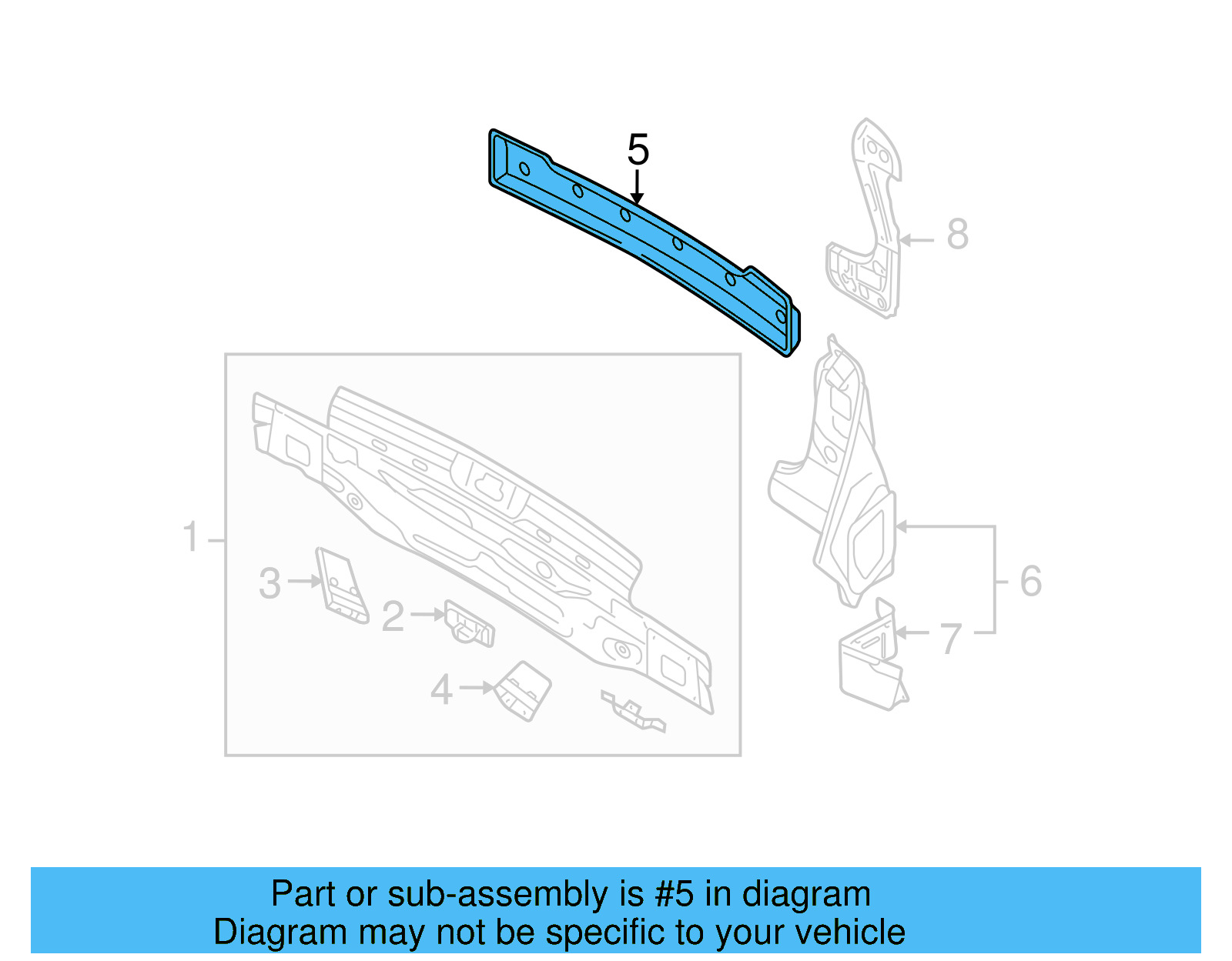 Mount Panel 1K6-813-309-B - View 4