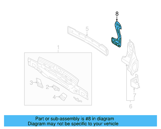 Reinforcement 1K6-813-332 - View 7