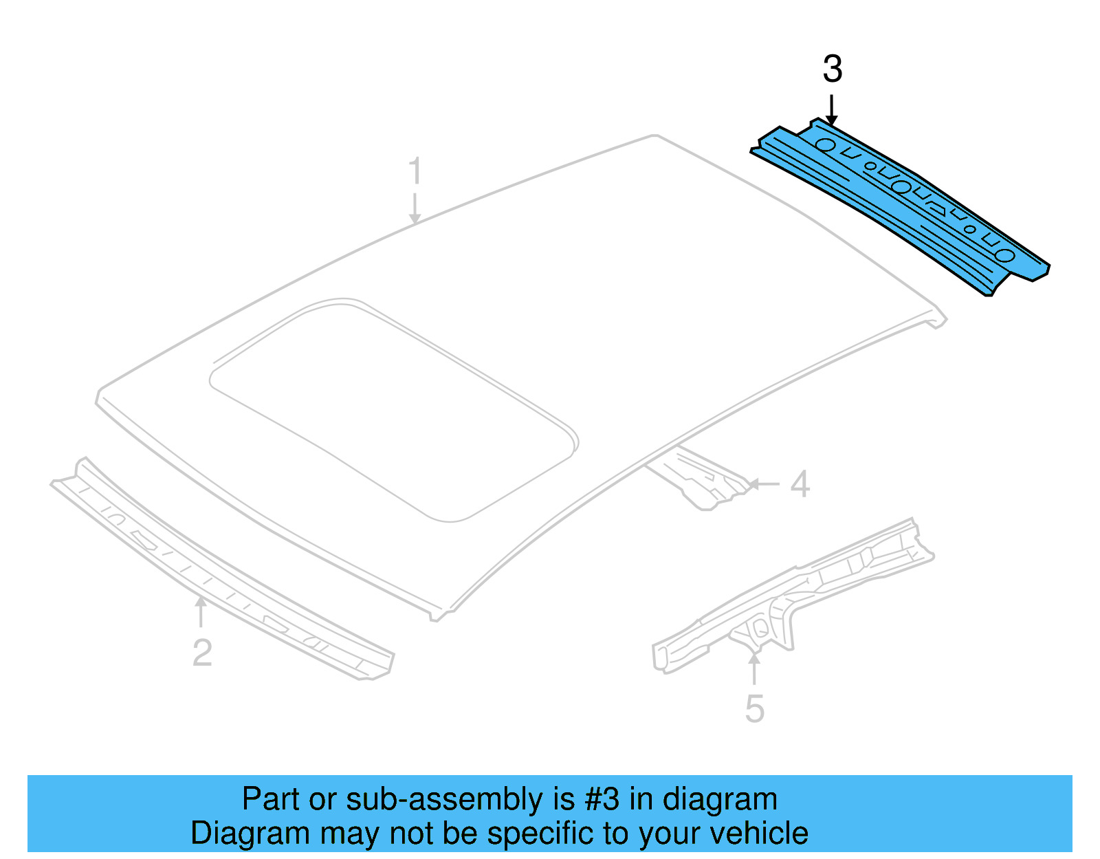 Rear Header 1K6-817-161 - View 4