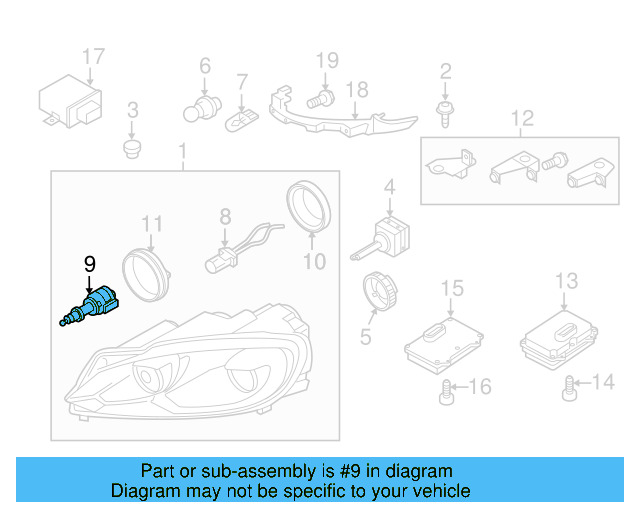 Adjust Motor 1K6-941-295 - View 32