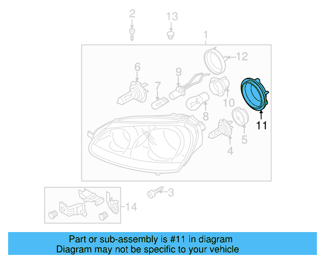 Rear Cover 1K6-941-607-A - View 14