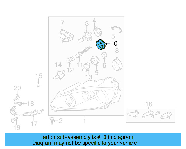 Inner Cap 1K6-941-608-A - View 105