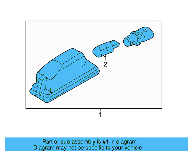 License Lamp 1K8-943-021 - View 5