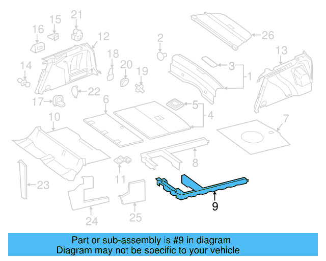 Tie Down Hook 1J0-804-299 - View 83
