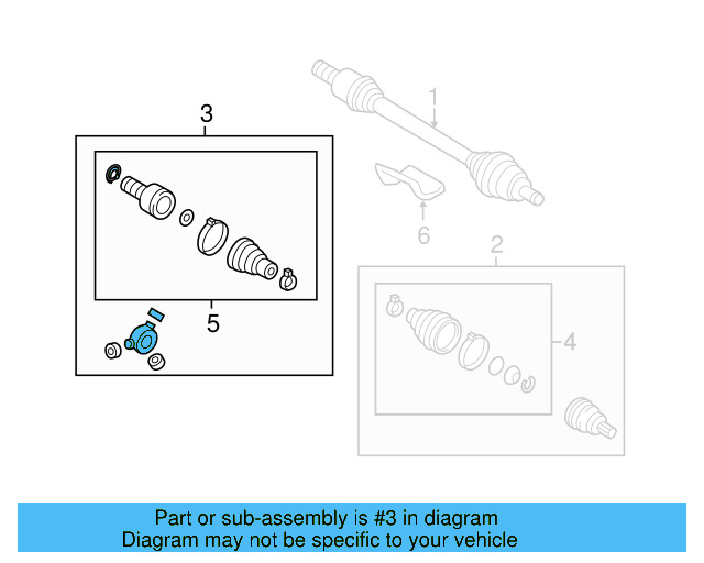 Inner Joint Assembly 1KM-498-103 - View 29
