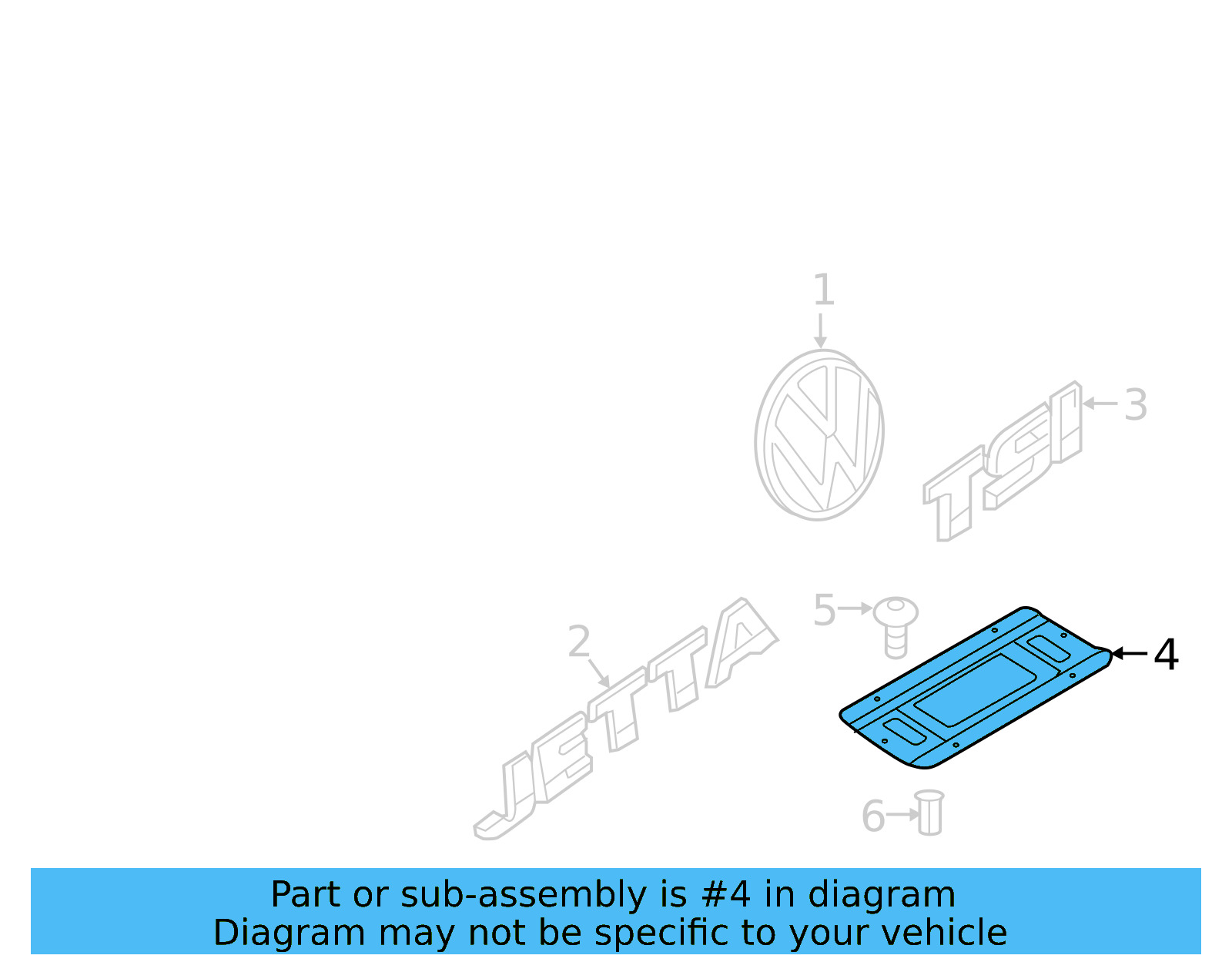 License Bracket 1KM-827-211-A - View 13