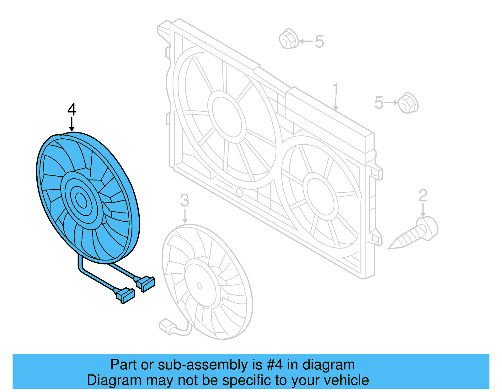 Fan & Motor 1KM-959-455-F - View 2