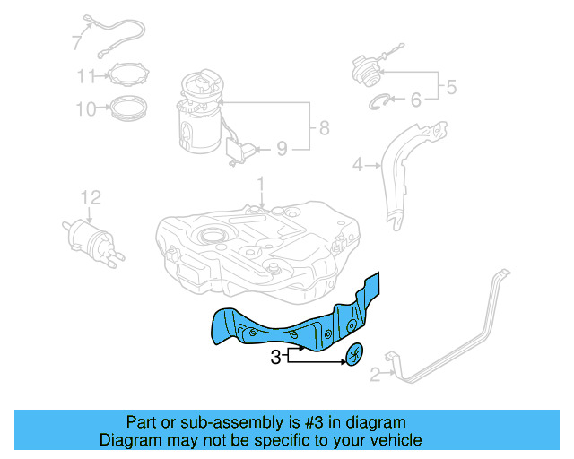 Tank Shield 1Q0-201-307-C - View 38