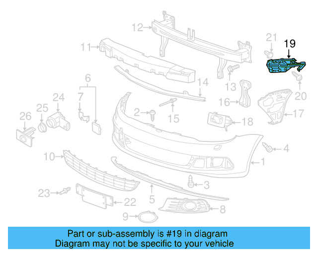 Lower Guide 1Q0-807-049-B - View 7