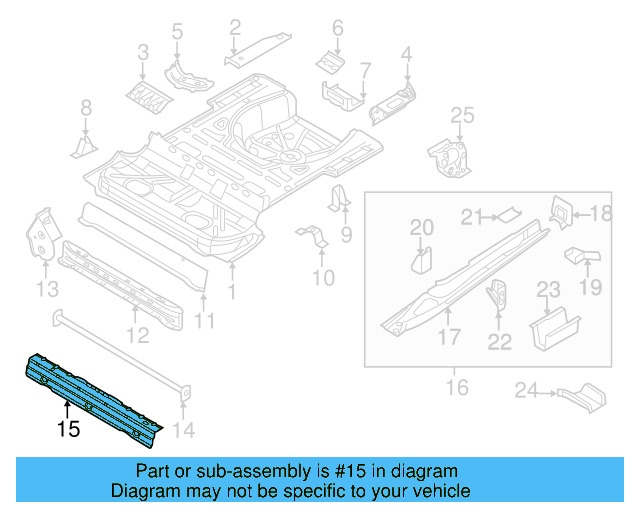 Reinforced Panel 1Q0-810-615 - View 4