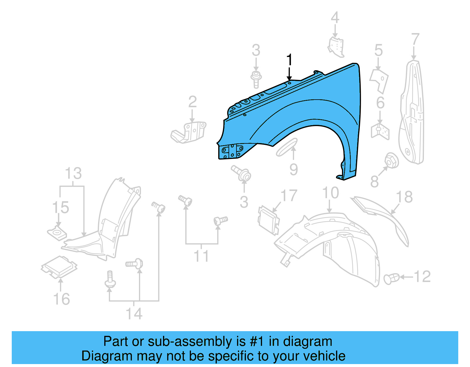Fender 1Q0-821-105-B - View 5