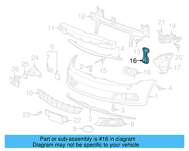 Retainer Plate 1Q0-825-199 - View 9