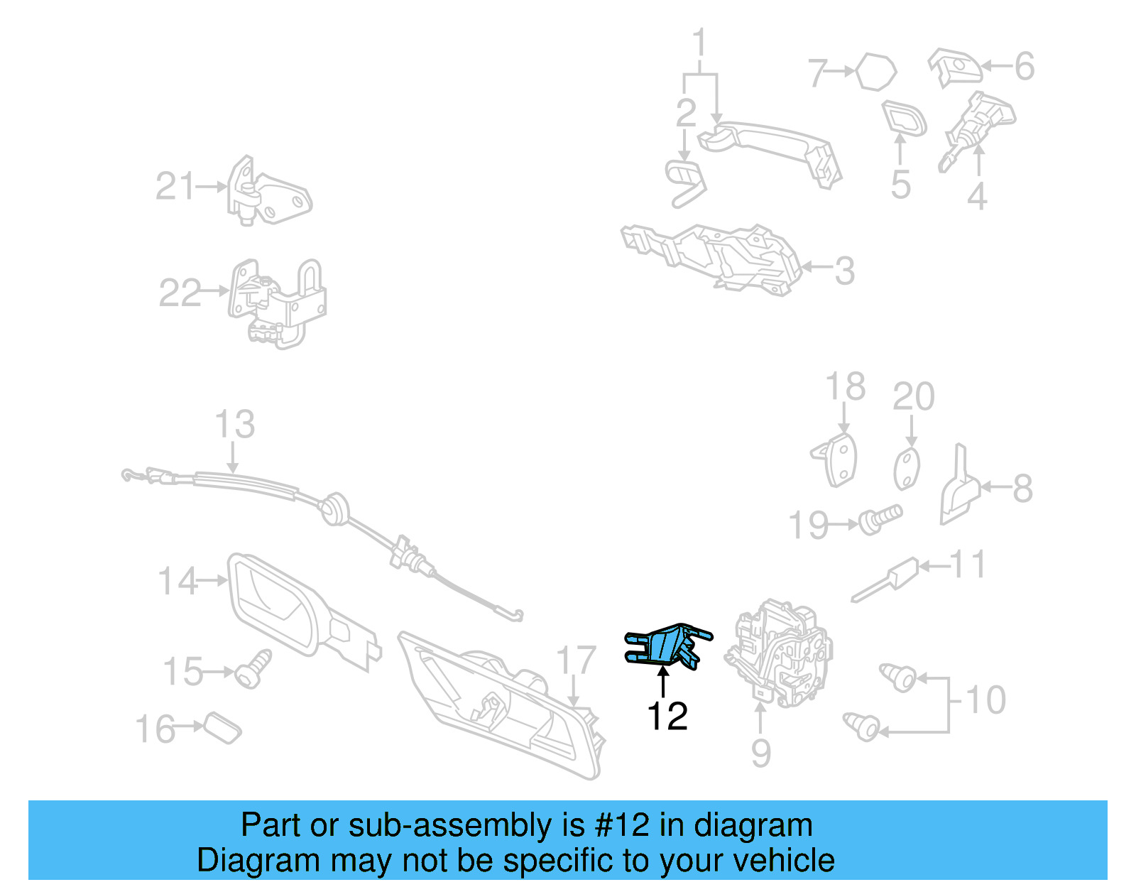 Retaining Bracket 1Q0-837-867-A - View 4