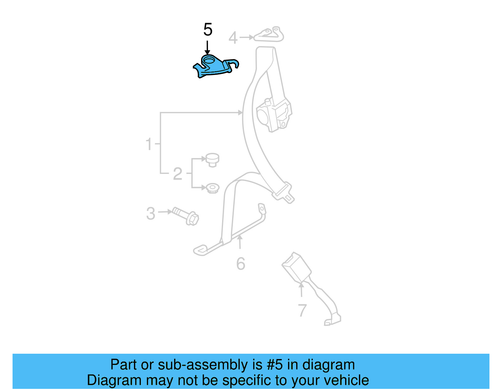 Upper Guide 1Q0-857-781-C - View 3