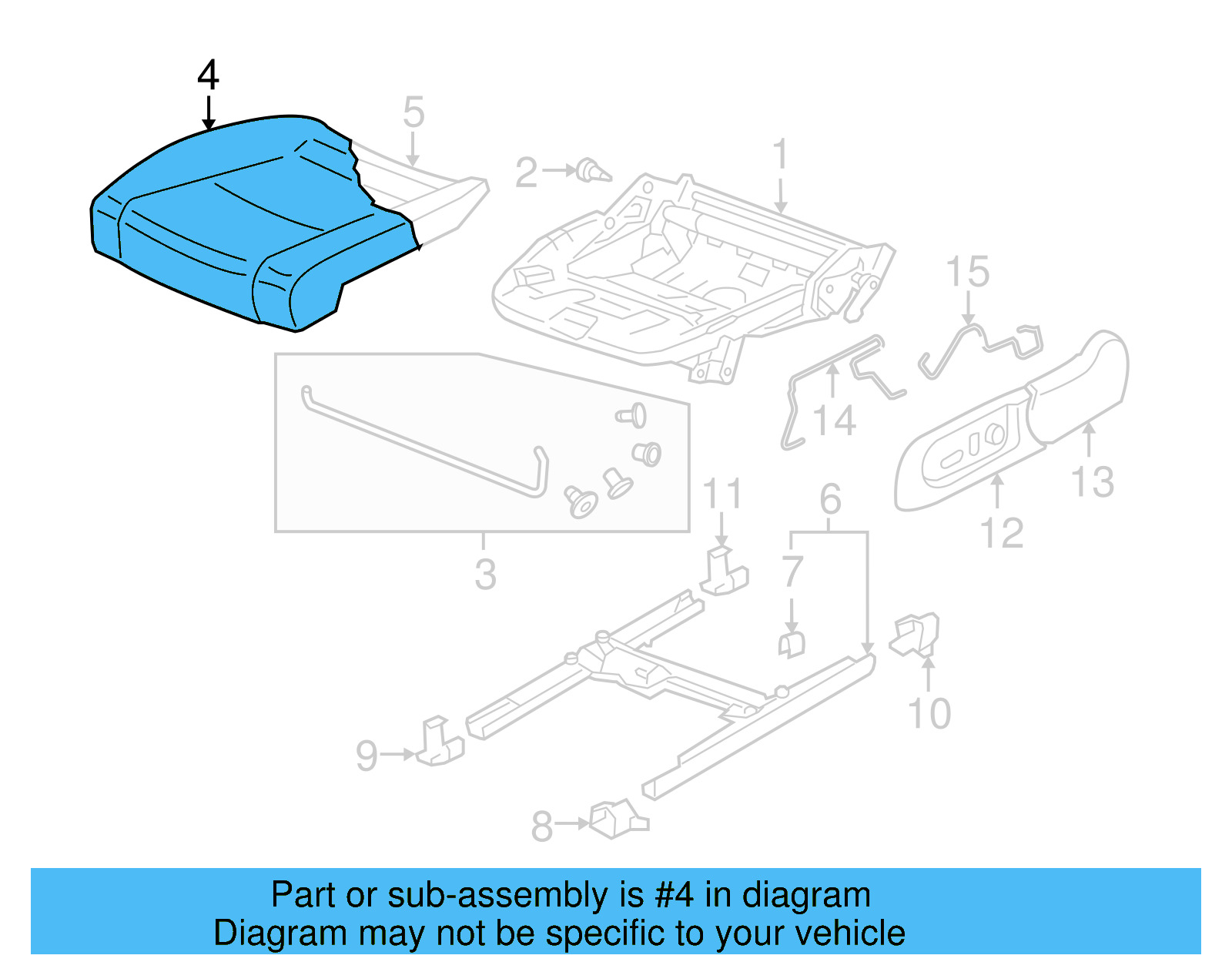 Seat Cover 1Q0-881-406-BB-UFK - View 9