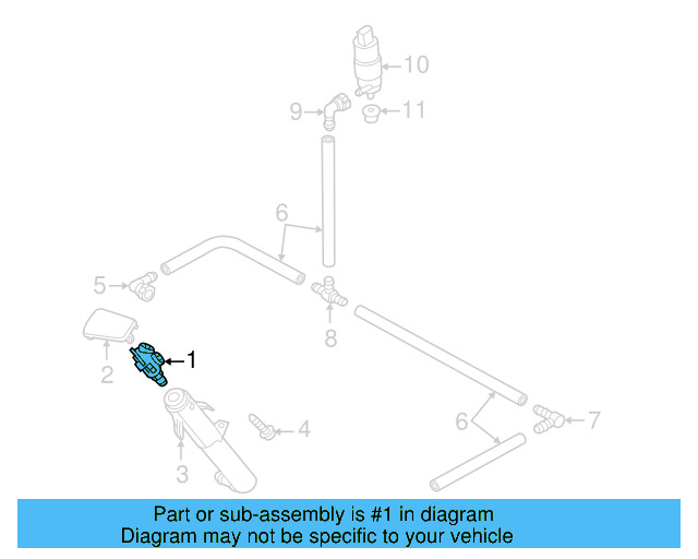 Spray Jet 1Q0-955-104 - View 2