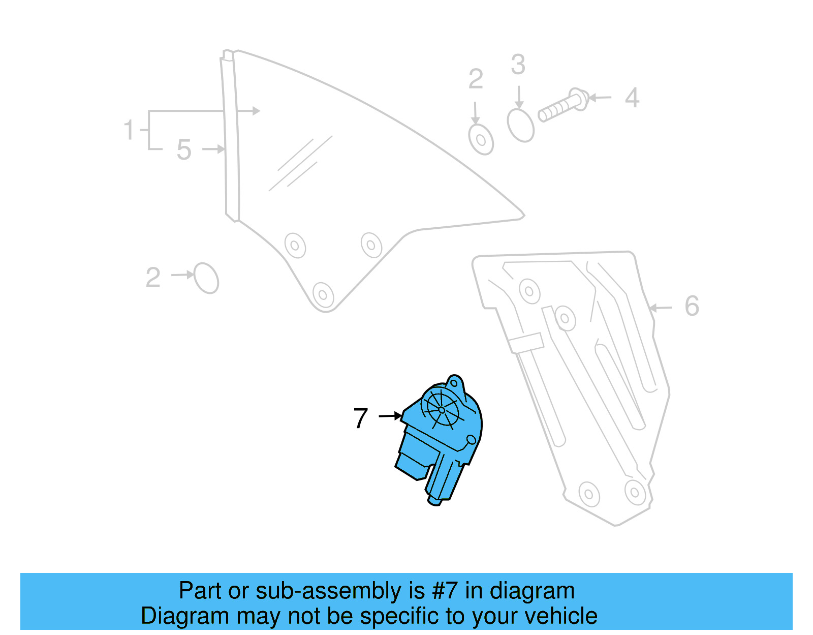 Window Motor 1Q0-998-793-VW2 - View 4