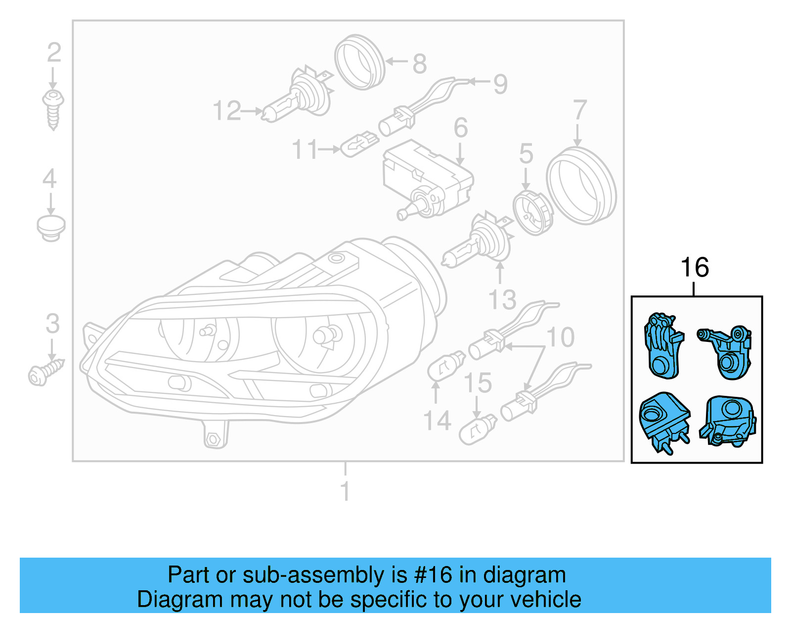 Repair Kit 1Q0-998-226-A - View 13