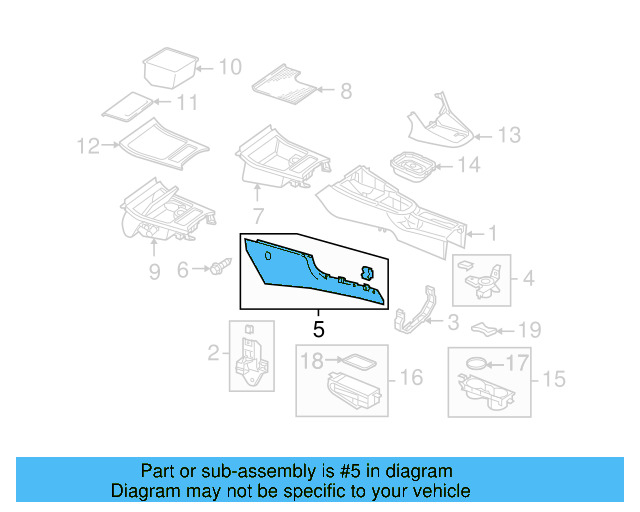 Side Trim Panel 1Q1-863-045-82V - View 8