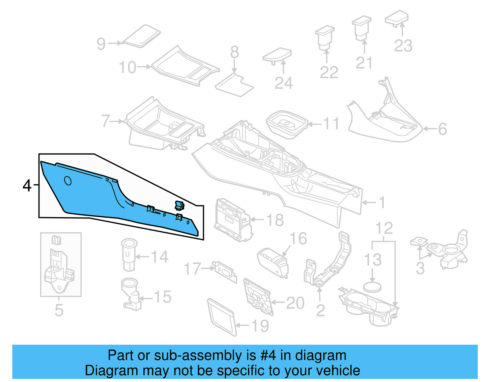 Side Trim Panel 1Q1-863-046-82V - View 30