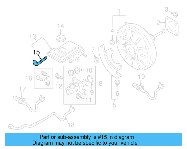 Brake Fluid Level Switch 1S0-611-377 - View 22