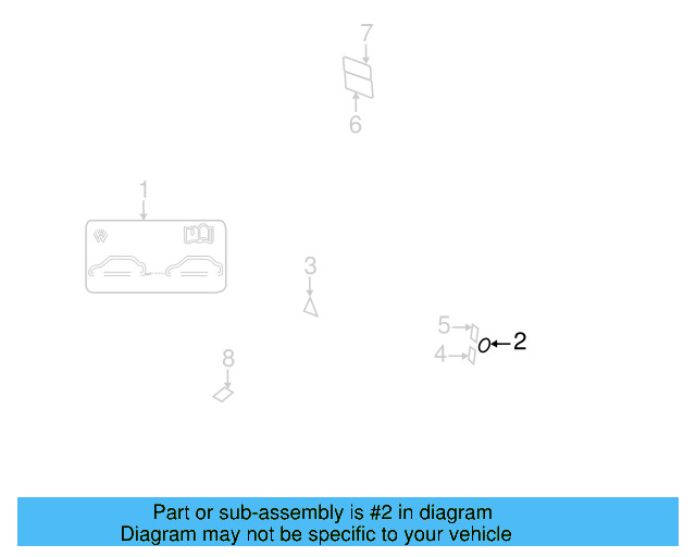 Caution Label 1K0-010-467-T - View 46