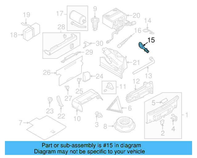 Tow Eye 1T0-805-615-A - View 25